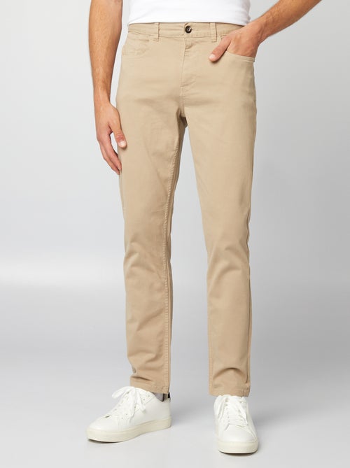 Chino slim 5 poches - L32 - Kiabi Chino slim 5 poches - L32 - Kiabi