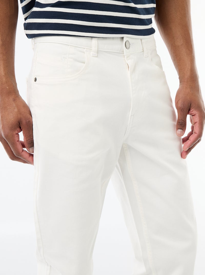Chino slim 5 poches - L32 Beige - Kiabi