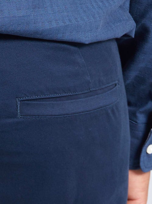Chino slim en coton stretch - L30 - Kiabi
