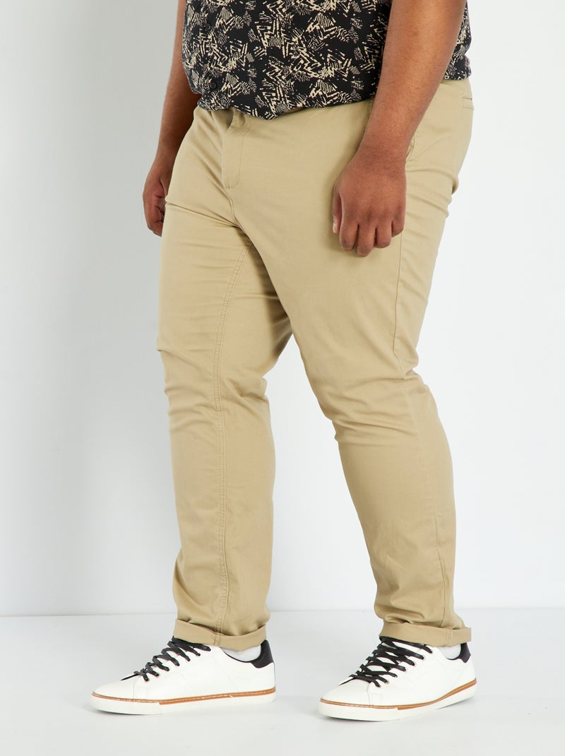 Chino Slim – L32 Beige - Kiabi