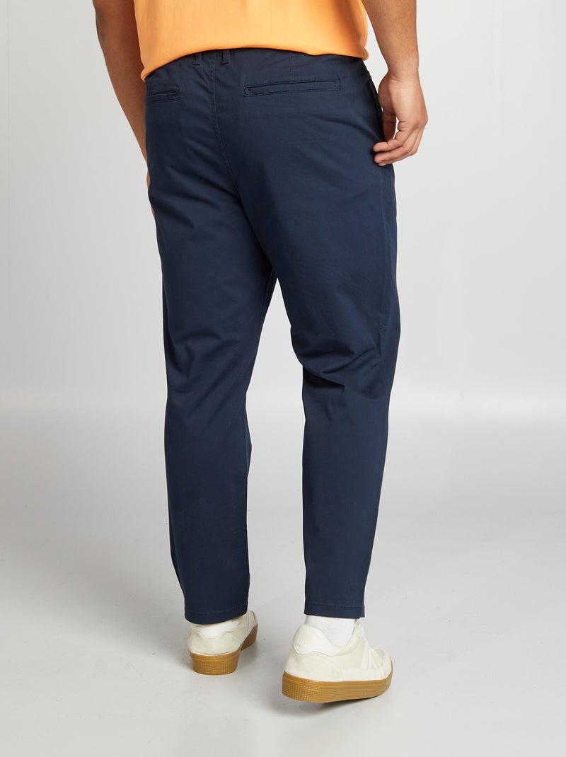 Chino Slim – L32 marineblau - Kiabi