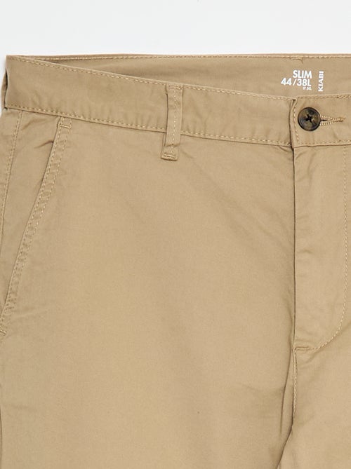 Chino slim L38 +2m - Kiabi