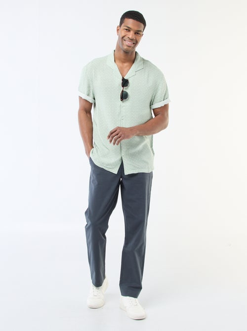 Chino tinta unita taglia standard - Kiabi