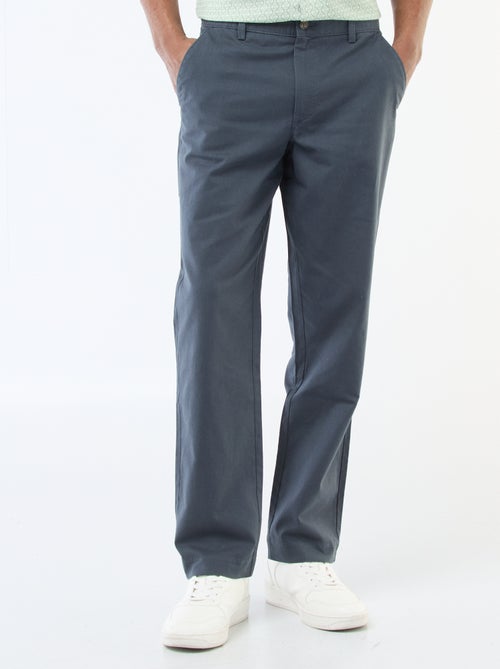 Chino uni taille standard - Kiabi