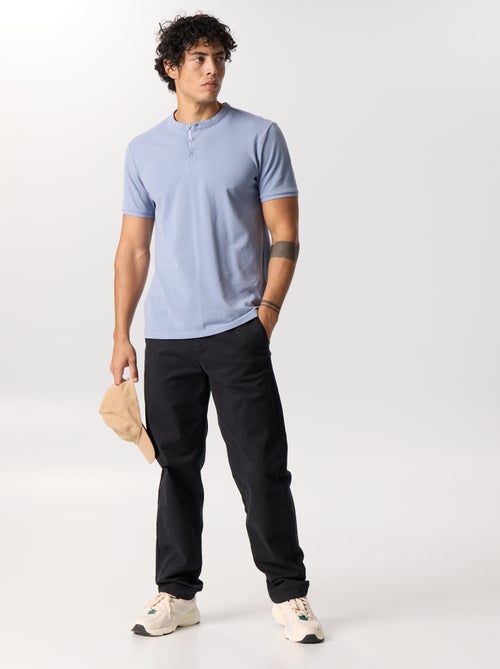 Chino uni taille standard - Kiabi