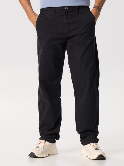 Chino uni taille standard - Kiabi