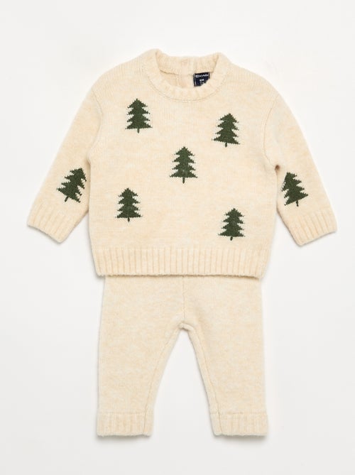 Christmas 2-piece set - Sweater + leggings - Kiabi