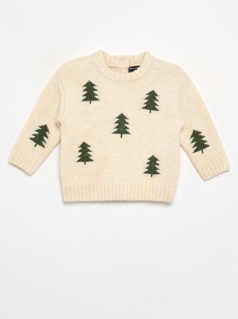 Christmas 2-piece set - Sweater + leggings Beige - Kiabi