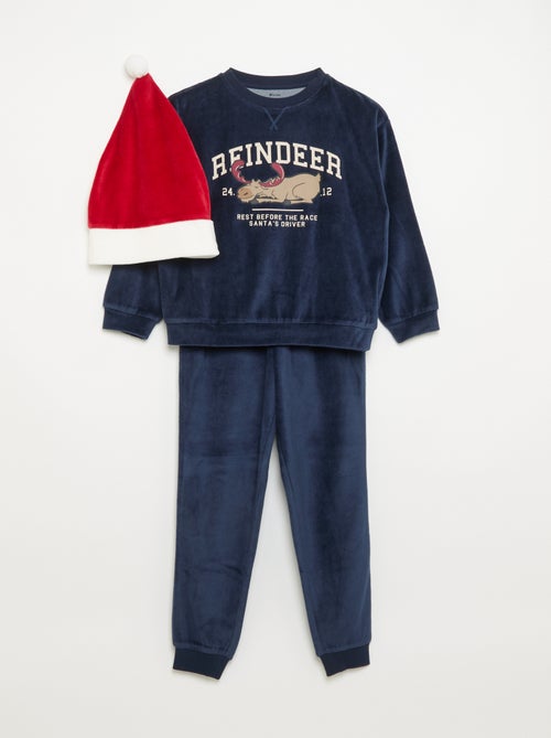 Christmas Elf Pajama Set: 2-Piece + Beanie - Kiabi
