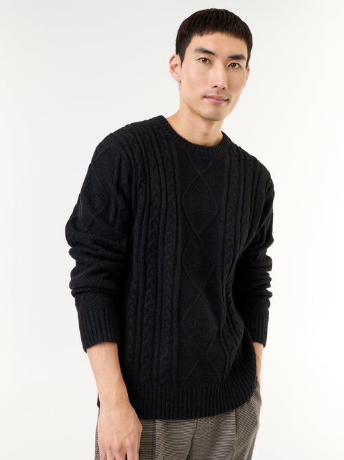 Chunky Cable Knit Sweater - Kiabi