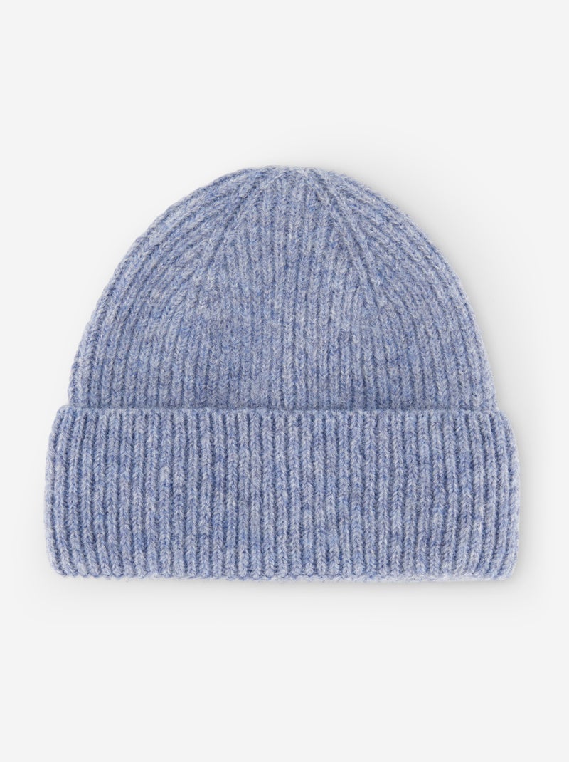 Chunky Knit Beanie Blue - Kiabi
