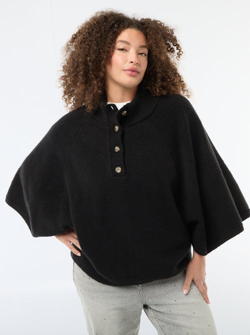 Chunky Knit Cape Cardigan - Kiabi