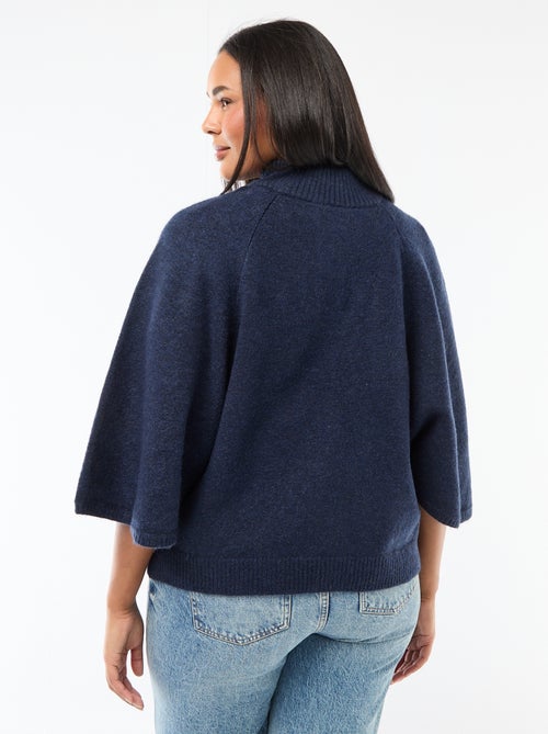Chunky Knit Cape Cardigan - Kiabi