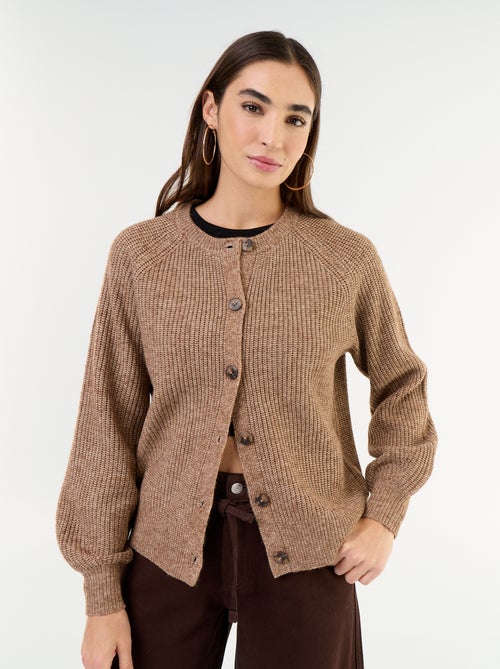Chunky Knit Cardigan - Kiabi