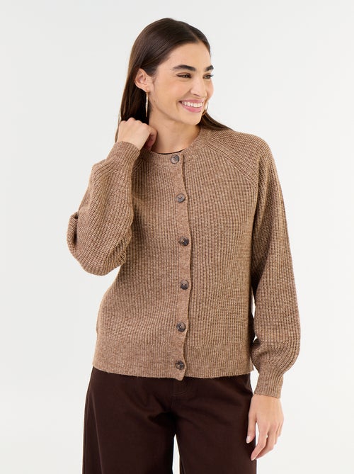 Chunky Knit Cardigan - Kiabi