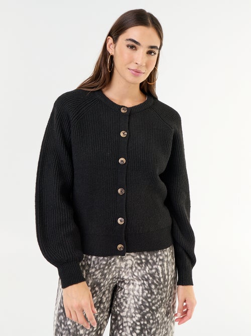 Chunky Knit Cardigan - Kiabi
