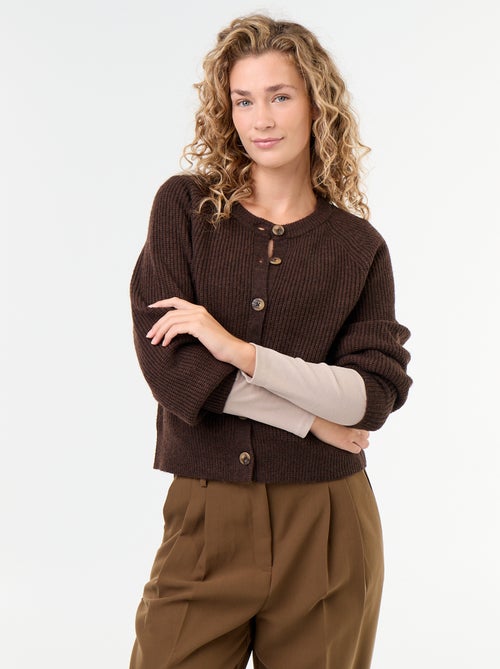 Chunky Knit Cardigan - Kiabi