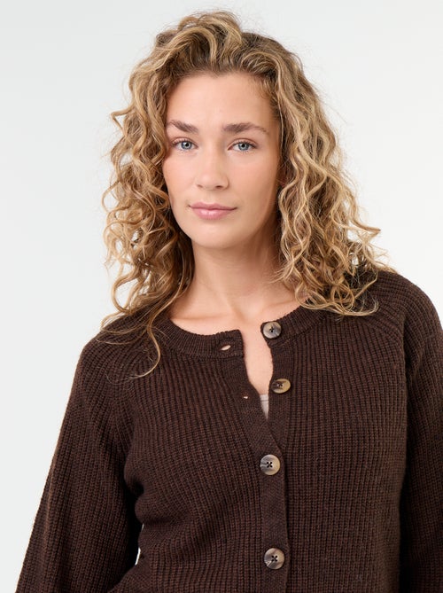Chunky Knit Cardigan - Kiabi