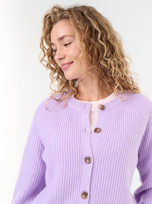 Chunky Knit Cardigan - Kiabi