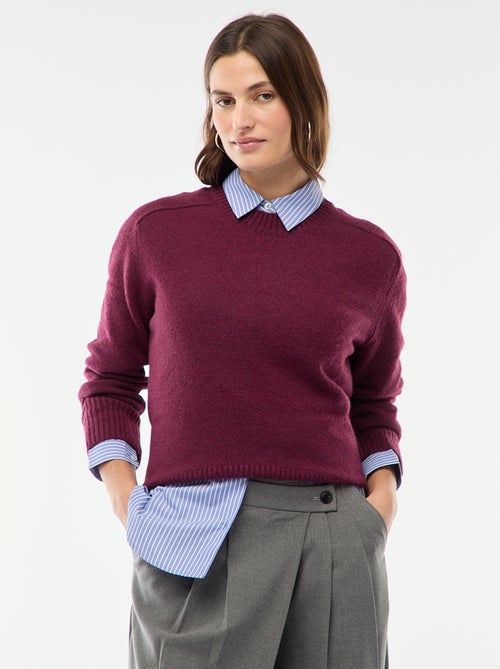 Chunky Knit Crew Neck Sweater - Kiabi