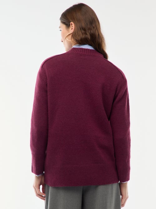 Chunky Knit Crew Neck Sweater - Kiabi