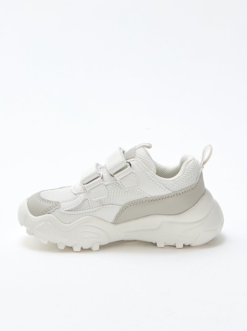 Chunky Sole Sneakers Grey - Kiabi