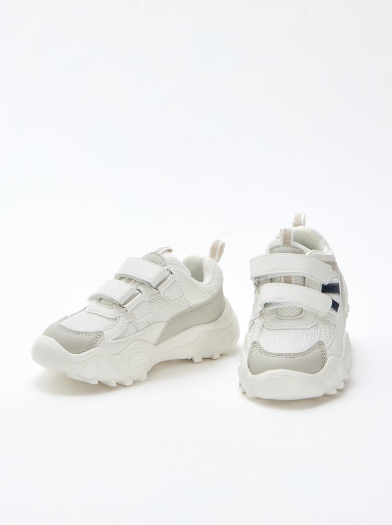 Chunky Sole Sneakers Grey - Kiabi