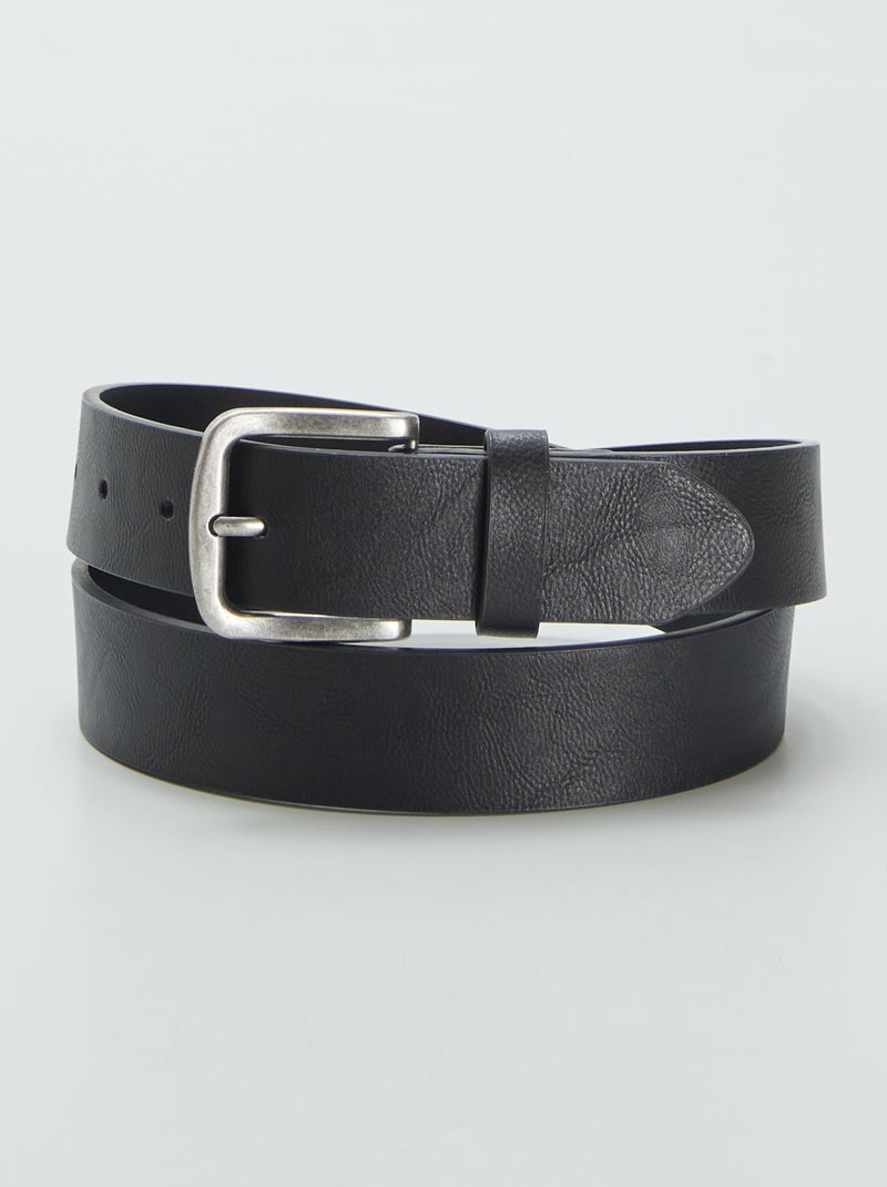 Cintura basic con fibbia in metallo NERO - Kiabi