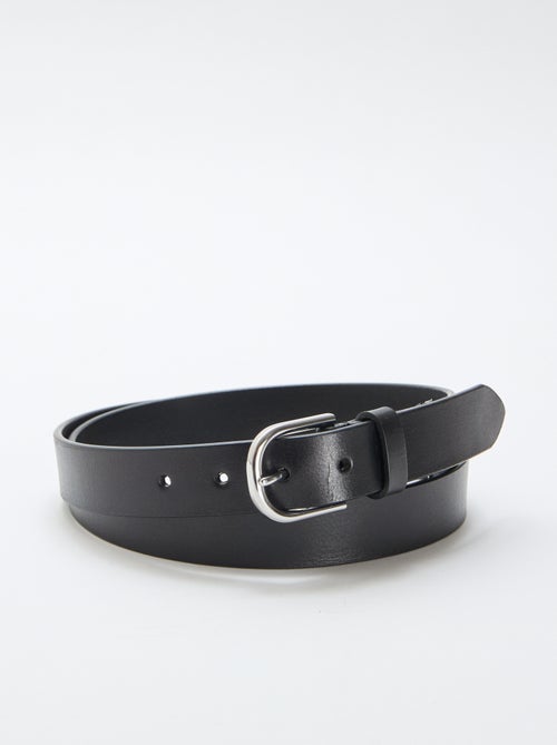 Cintura in pelle taglie forti - Kiabi