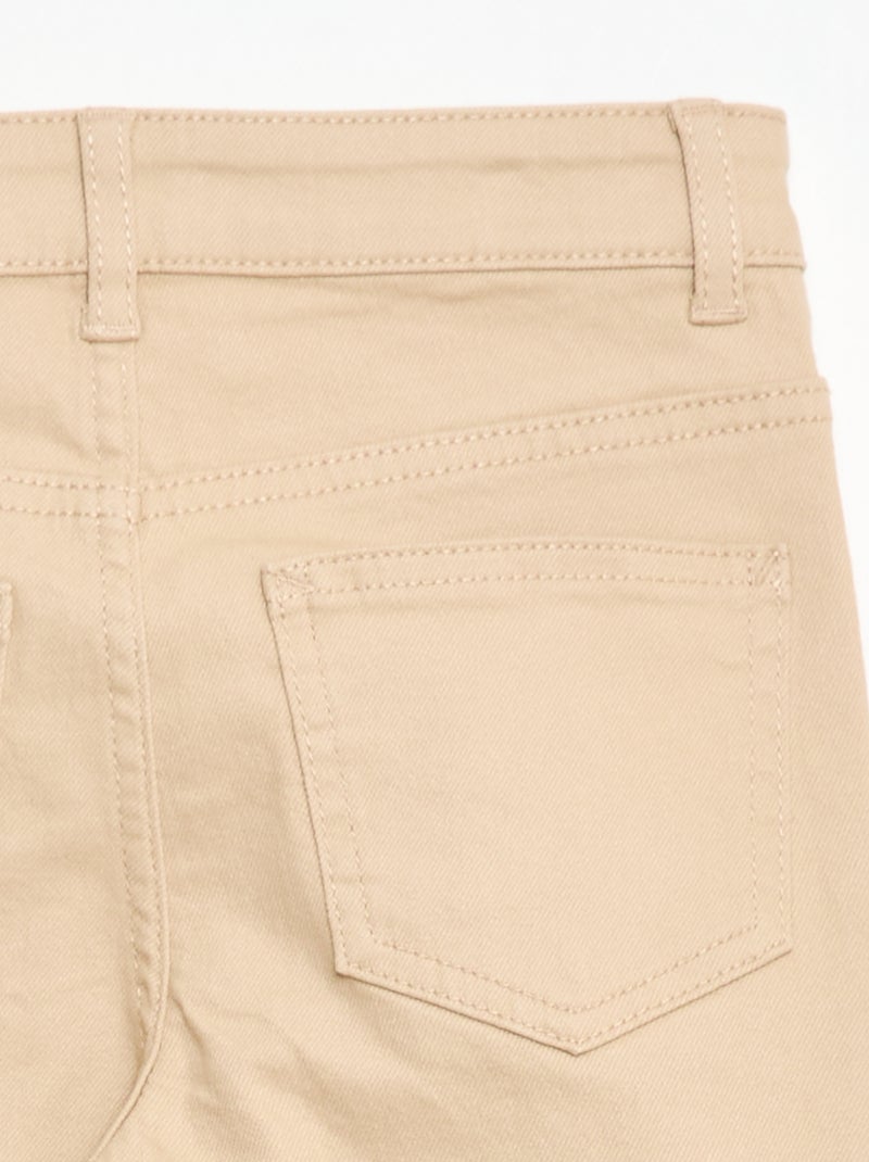 Classic flared jeans Beige - Kiabi
