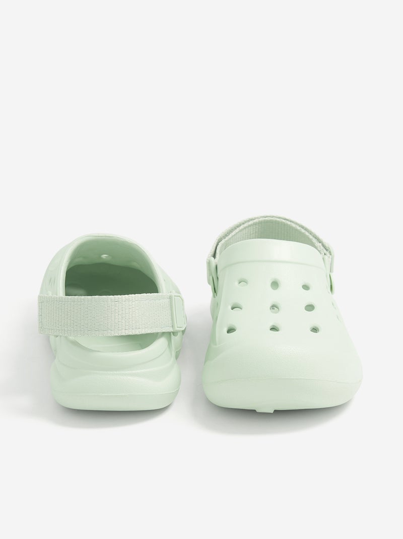 Closed Beach Clogs Green - Kiabi