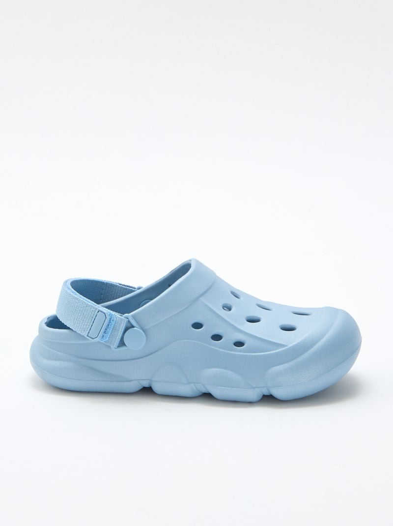 Closed-Toe Beach Mules Blue - Kiabi