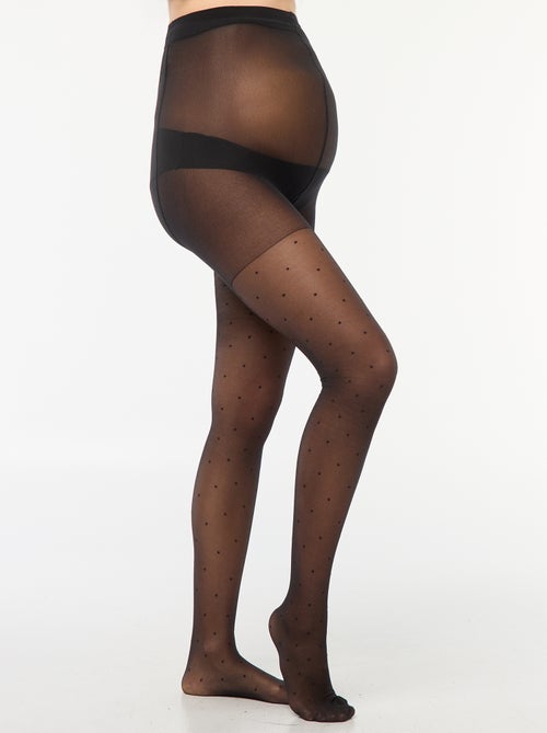 Collants plumetis - Kiabi