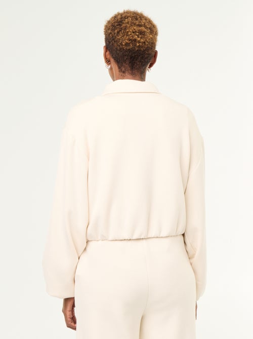 Collared Zip-Up Sweatshirt - Kiabi