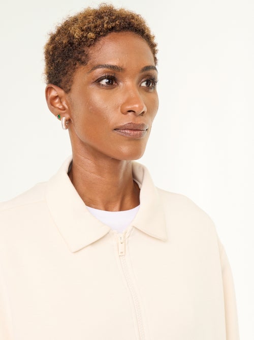 Collared Zip-Up Sweatshirt - Kiabi