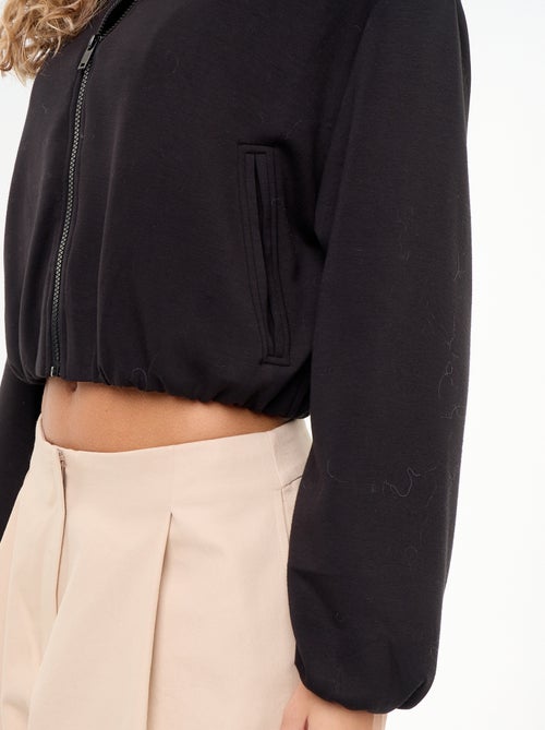 Collared Zip-Up Sweatshirt - Kiabi