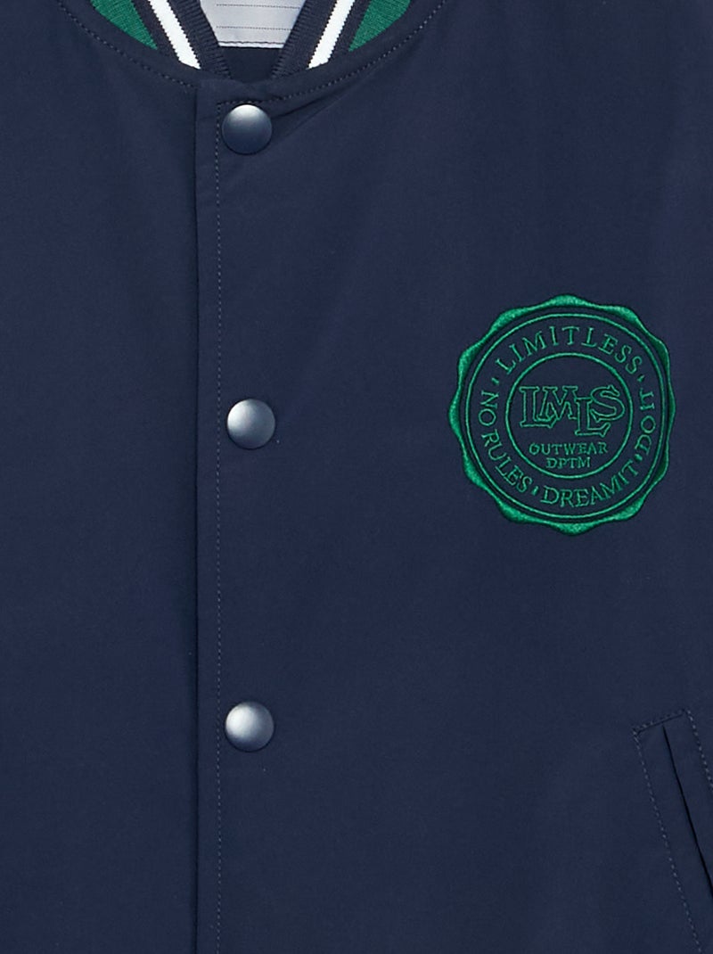 College-Blouson Bleu - Kiabi