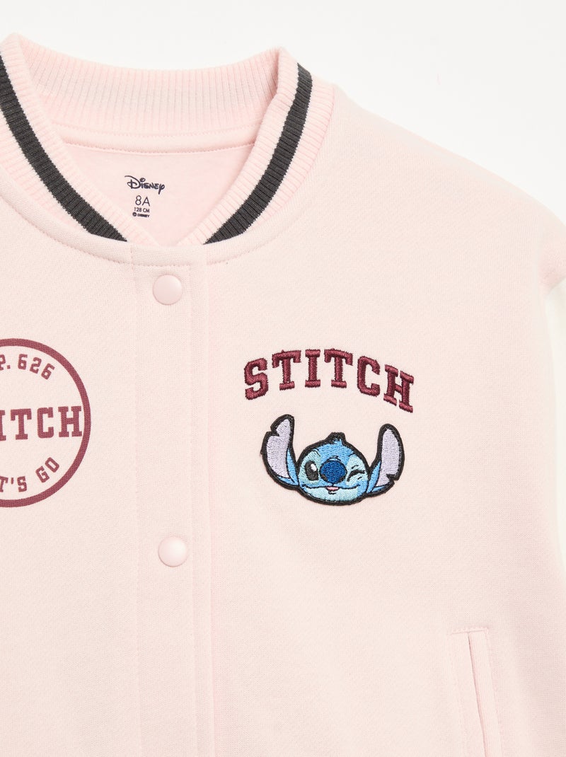 College-Jacke aus Fleece 'Disney' Rosa - Kiabi