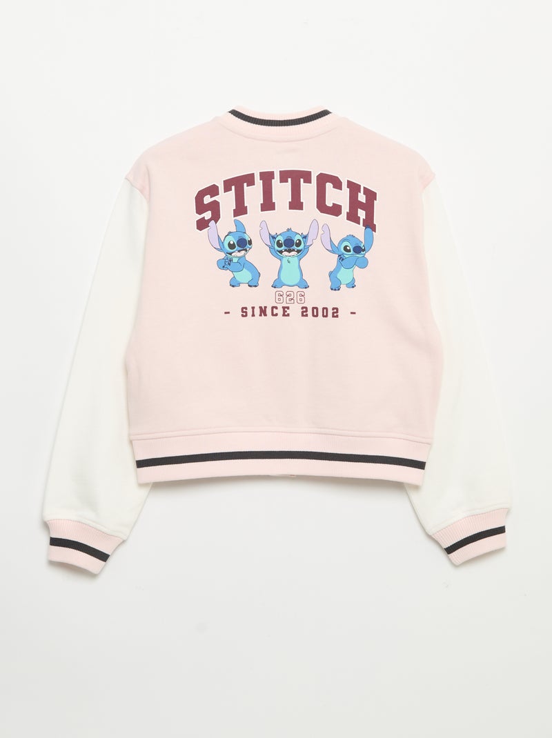 College-Jacke aus Fleece 'Disney' Rosa - Kiabi