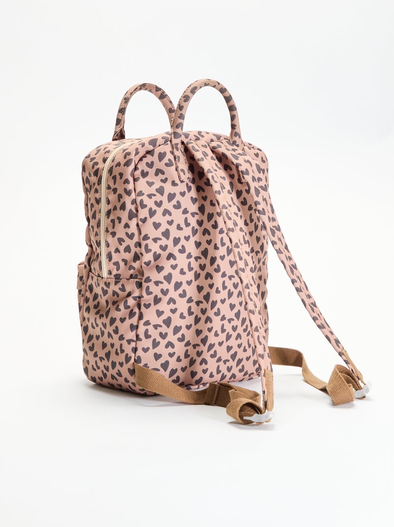 Color block backpack Brown - Kiabi