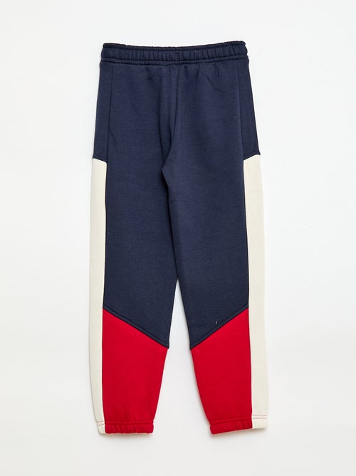 Color Block Fleece Joggers - Kiabi