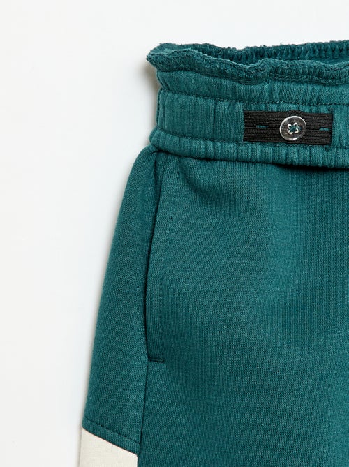 Color Block Fleece Joggers - Kiabi