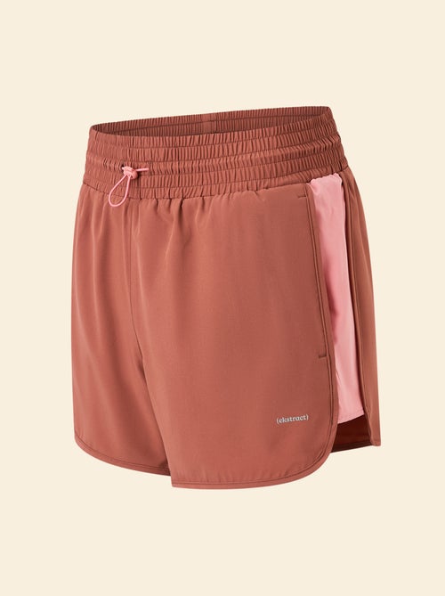 Color Block Sports Shorts - Kiabi