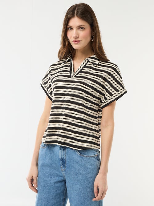 Colorful Polo-Style T-Shirt - Kiabi