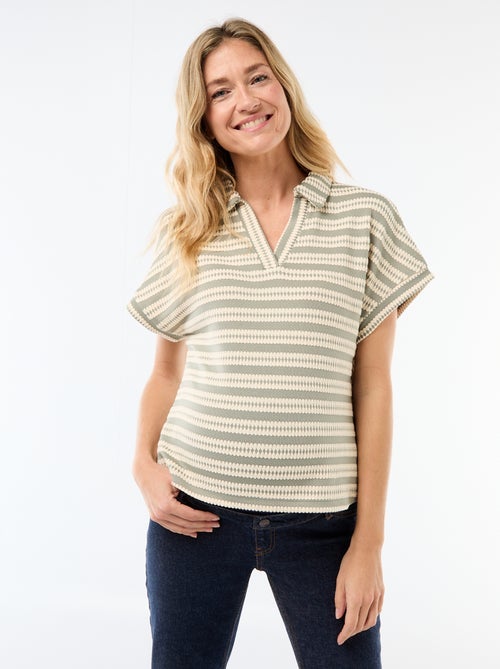 Colorful Polo-Style T-Shirt - Kiabi