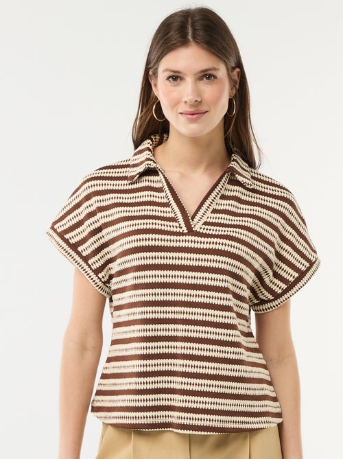 Colorful Polo-Style T-Shirt - Kiabi