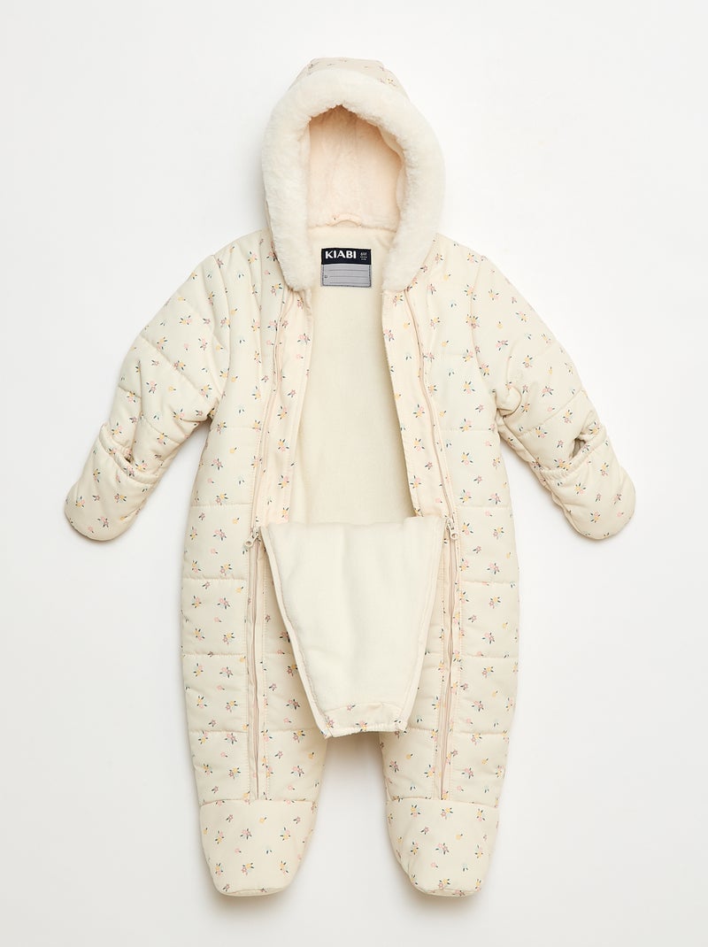 Combi pilote matelassée Beige - Kiabi