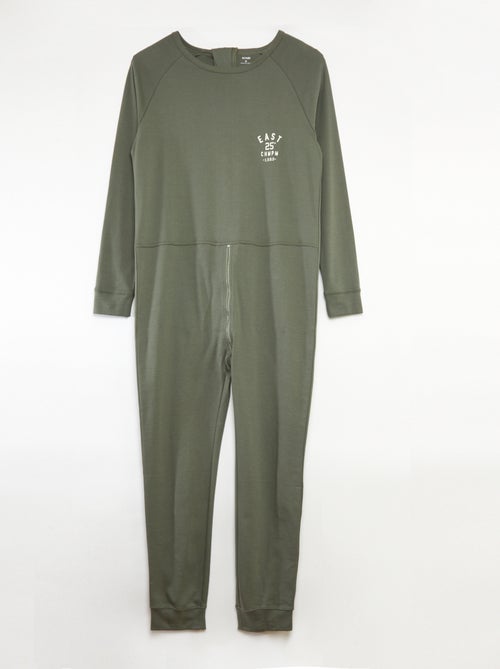 Combinaison avec ouverture zippée - collection facile à enfiler - Kiabi