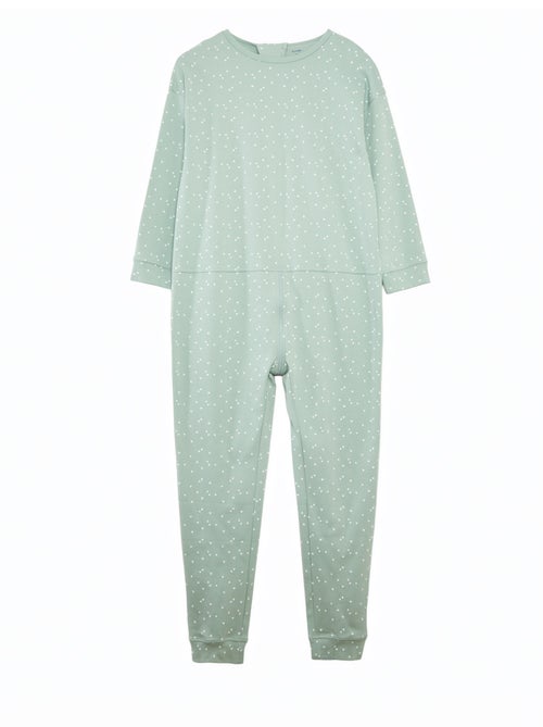 Combinaison de nuit avec ouverture zippée - collection facile à enfiler - Kiabi