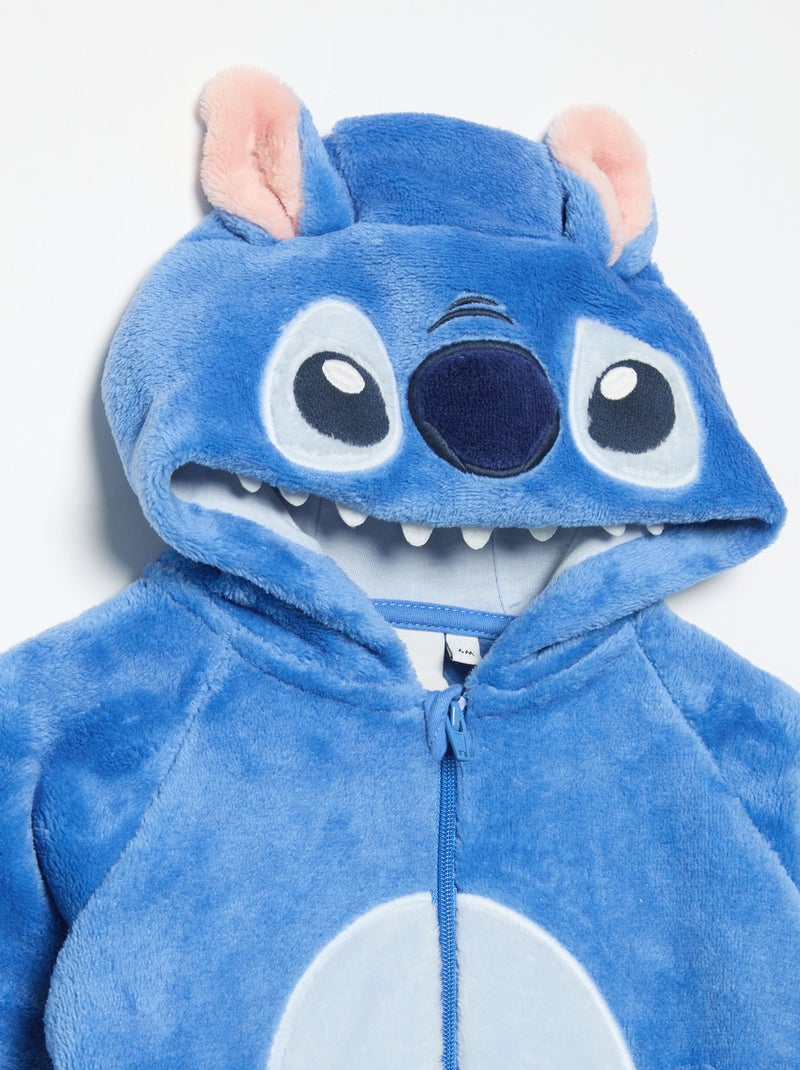 Combinaison de nuit 'Disney' avec capuche Bleu - Kiabi